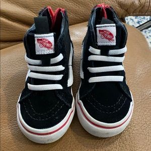 Vans Black Hightops Toddler